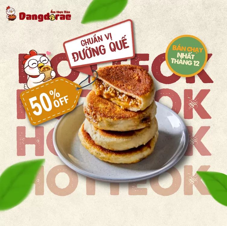 Hotteok Nhân Đường Quế
