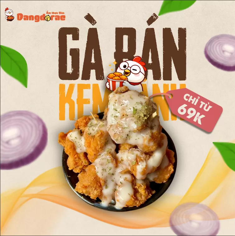 Gà Sốt Kem