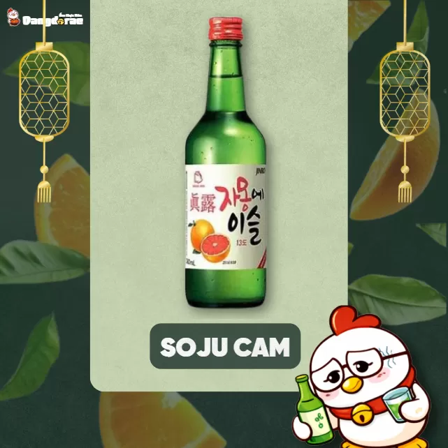 Rượu Soju Cam