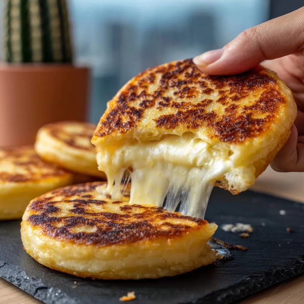 Hotteok Ph&ocirc; Mai - B&eacute;o Mặn Tan Chảy Trong Lớp B&aacute;nh N&oacute;ng Hổi