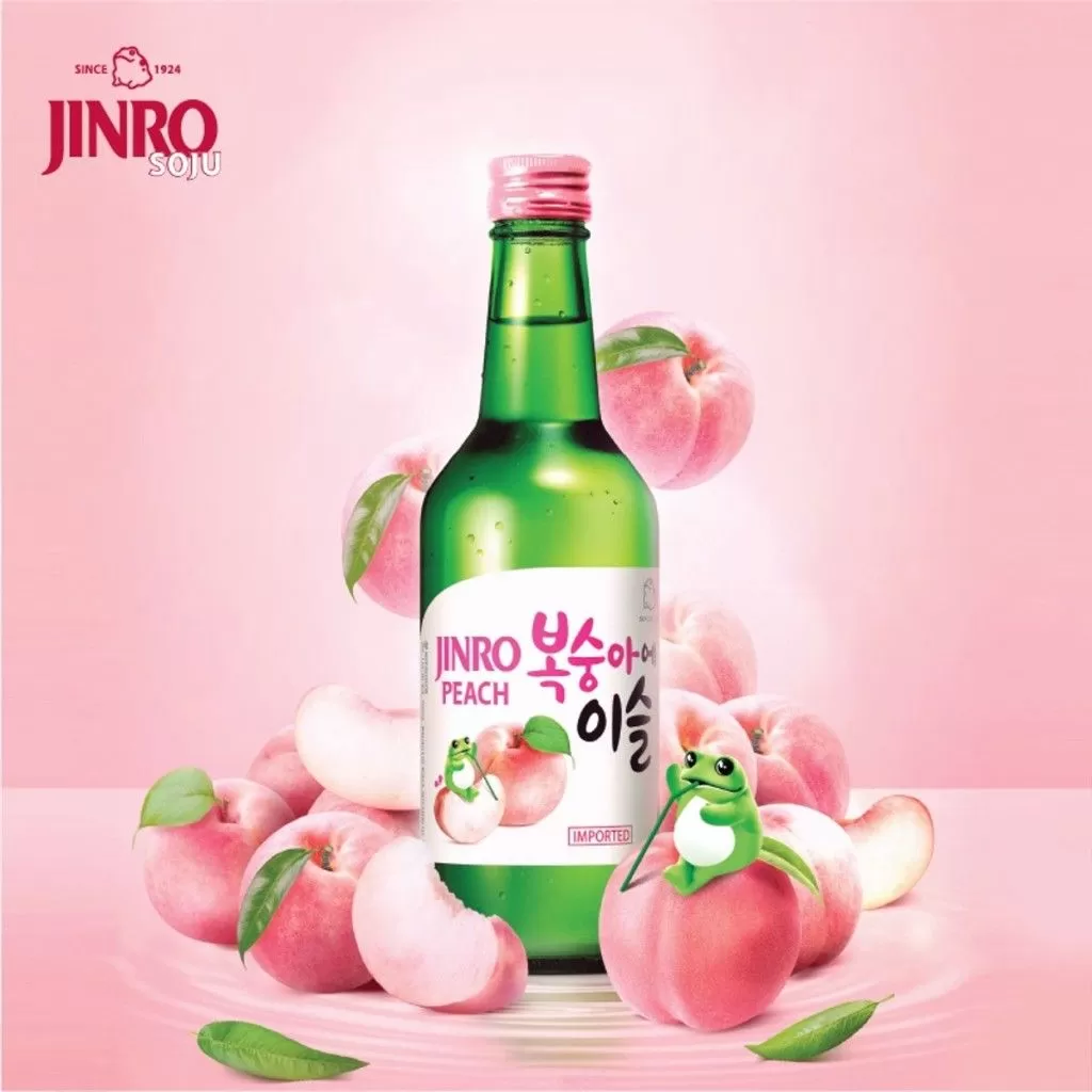 rượu soju đ&agrave;o