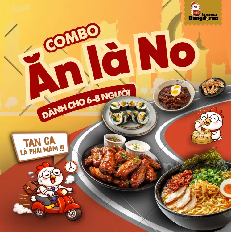 Combo Ăn Là No – Siêu Tiệc Hàn Quốc (6–8 người)